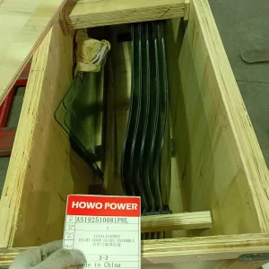 810W62450-0078 Heavy Duty Truck Front Windshield Glass - Laminated Safety Glass with Sun Shade Band / Heater Options - Fits Shacman, Dongfeng, Foton, etc