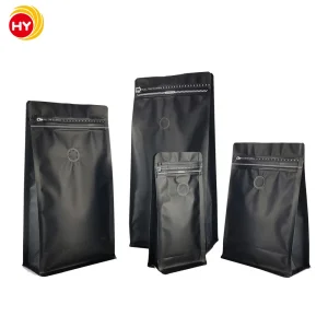 China Supplier Packaging Material Stand up Pouch Coffee Bean Pouch Packaging with Plastic Zipper Top and Aluminum Foil