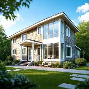 Prefabricated Steel Structure Luxury Villa