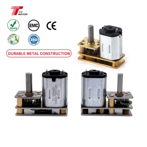 DC 6V N20 Mini Micro Gear Motor Encoder Hall Sensor 12mm Brushed Electric Gear Motor Permanent Magnet for Smart Home Fan Use