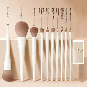 Professional Soft Goat Hair Resin Handle Set