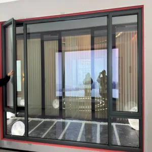Custom Color Aluminum Tilt Turn Window Multi Scene Application Versatile Ventilation System for Villa Apartment Hotel