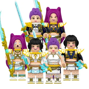 Demon Killer Mira Rumi Zoey Plastic Minifigures Children Building Block Toys