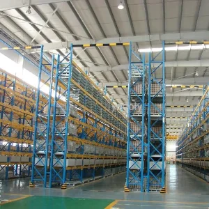 Steel Iron Heavy Duty Corrosion Protected 5 Layer Warehouse Stacking Rack Durable Pallet Storage Organization Scalable System