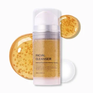 Private Label Low MOQ Organic Oily Skin Face Wash Hydrating Whitening Acne Amino Acids Facial Foam Cleanser