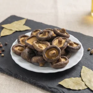 Vegan Low-Temp Fried Shiitake Crisps