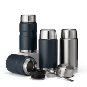 Stainless Steel Thermos Food Jar Lunch Box Thermal Food Container with Spoon