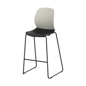Fabric High Bar Stool