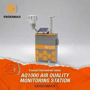IP65 Rated Industrial Multi-Gas Analyzer ENSENMAX AQ1000 with Window Air Emission Monitor PM2.5 PM10 NO2 SO2 CO O3 10%-99% RH