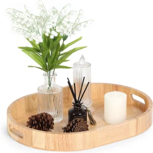 High-Quality Home Decor Wooden Candle Coffee and Tea Tray for Dining Table Supplier, Pricelist