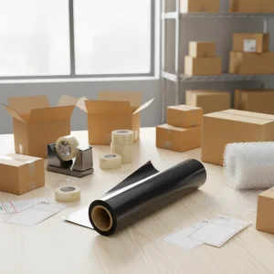 Sustainable CPP Compression Film Recyclable Material for Eco-Conscious Packaging Reduce Waste &amp; Lower Carbon Footprint Black
