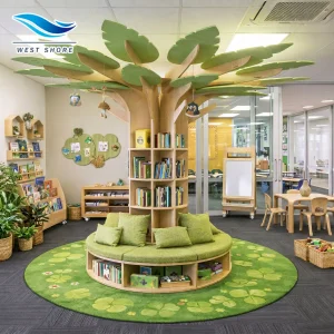 London Montessori Reading Corner Preschool Bookshelf