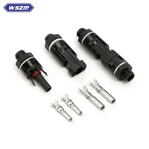 Mc4 Conector de Cabo Compatível à Prova d'Água para Montagem de Painel Solar