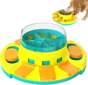 Rotatable Interactive Pet Dog Slow Feeder Puzzle Feeding Toys Animal Feeders Luxury