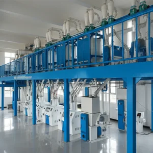 Modern Automated 100 Ton 24h Wheat Flour Milling Equipment with Precision Cleaning and Conditioning System