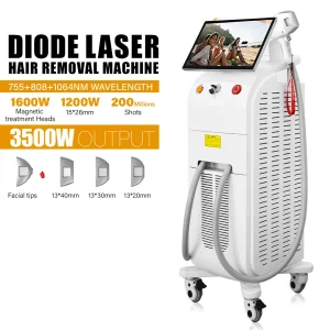 Safe Hair Removal Sopra Diode Laser Treatment Cooling System