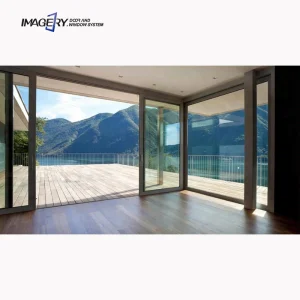 Side Opening Aluminum Alloy Non-Thermal Break Metal Interior Aluminium Sliding Door New