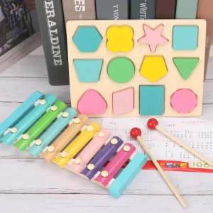 Wooden Educational Toy Set