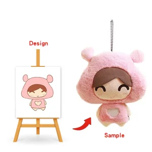 High Quality Kawaii Plush Doll Keychain