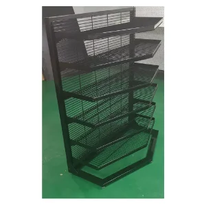 High Quality Wire Shelf Mesh Frame Store Fixture Display Rack Exhibition