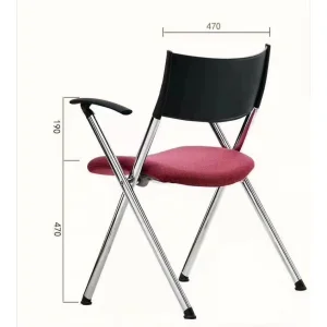 Hot Sale Cheap Colorful Modern Party PP Plastic Outdoor and Indoor Convenient Plastic Folding Chair With Armrest