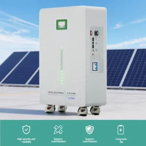 Sistema de Armazenamento de Energia em Bateria Inteligente 16kwh com Bluetooth para Backup Solar e Redução de Picos