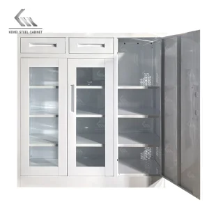 Steel Shoe Rack Storage Cupboard with Drawer, Stores up to 12 Shoes Metal Entryway Cabinet for Home Bedroom