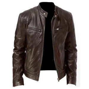Slim Fit Motorcycle Jacket