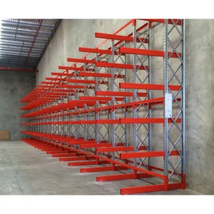 Warehouse Cantilever Rack System for Long Goods Steel Pipe Tube Metal Bar and Profile Storage