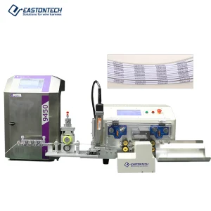 Automatic Electric Cable Wire Cutting Stripping Twisting Printing Machine EW-3015+P For 0.1-4mm&sup2; With Markem Inkjet Printer
