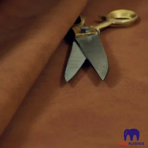 Distressed Faux PVC Leather