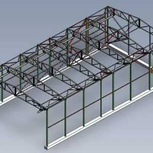 Modern European Design Galvanized Multi-Story Steel Warehouse Prefabricated Structural Steel Building