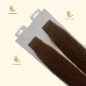 Premium Invisible Virgin Human Hair Curly Tape Extensions for Volume