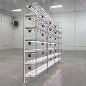 New Agriculture Smart Hydroponic Dripping System for Indoor Vertical Strawberry Farm