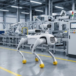 Source Factory Price Smart Quadruped Robot Dog Bionic Robot OEM ODM Customized Industrial Educational Robot Dog