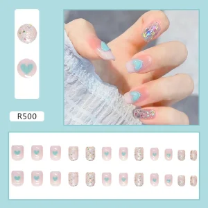 Wholesale Short Cute Press on Artificial False Nails Art
