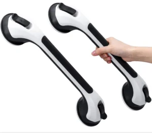 Factory Wholesale 16 Inch Bathroom Safety Strong Suction Shower Handle Grab Bar