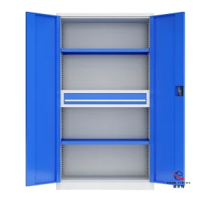 Full Wall Pegboard Steel Tool Cabinet with Lock, Heavy Duty Metal Garage Hardware Organizer Box for Mechanic Shop