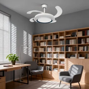 Smart/Restaurant/Modern/Household Ceiling Cooling Fan Lamp/Invisible Large/Circulation Fan with/Remote/Control/42inch