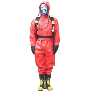 Ropa protectora química semicerada PVC