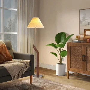 Vintage 2-Light Height Adjustable Floor Lamp