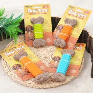 Manufacturer Wholesale Pet Product Supplier TPR Bone Durable Dog Chew Toy