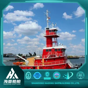 Safe and Reliable Dredger Towing Operation Tugboat with Dual-Power Redundancy