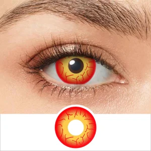 Hot Sales Pseyeche sharingan Demon Slayer Cosplay Halloween Contact Lenses Japanese Anime Chinese Taoism Konta Ktlinsen Lentille