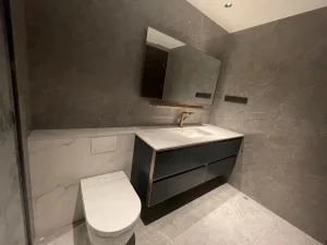 وحدات حوض الحمام مع حوض وخزانة جانبية
