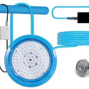 Refined Tuya 12V IP68 10W RGB Color Changing Magnetic Underwater Submersible PC APP Controlled LED Pool Lights for Garden