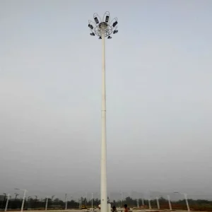 Iluminação de LED solar de alta mast para campo de futebol ao ar livre, iluminação para esportes, iluminação de inundação para aeroporto