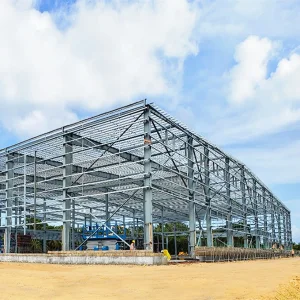 Prefabricated Light Weight Metal Frame Warehouse Steel Structure Storage From Chinese Supplier
