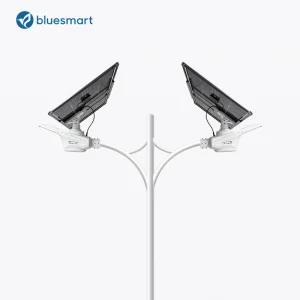Luz de Rua Solar com Sensor de Movimento Bluesmart 120W Luz LED Solar Alimentada por Energia Solar
