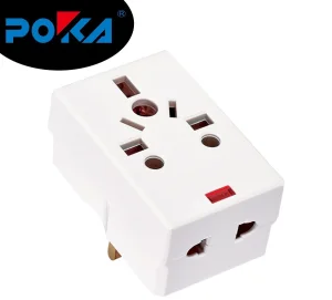 Adaptador de Plugue Multi Socket AC 13AMP Ótimo para Viagens Transnacionais